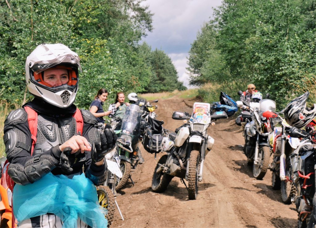 women riders’ off-road campout