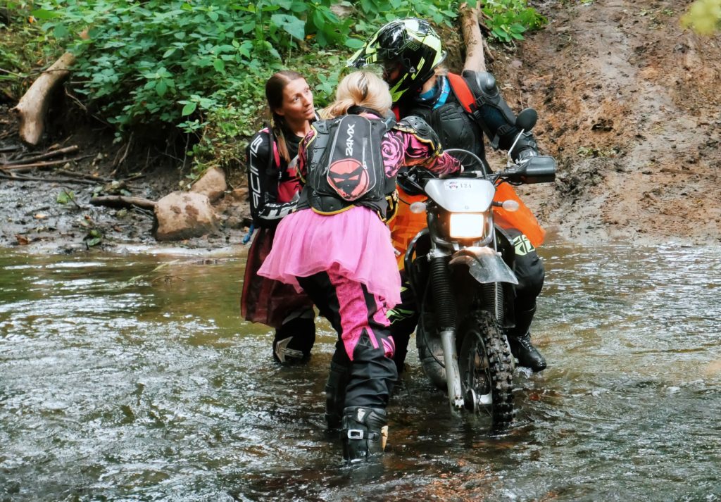 women riders’ off-road campout