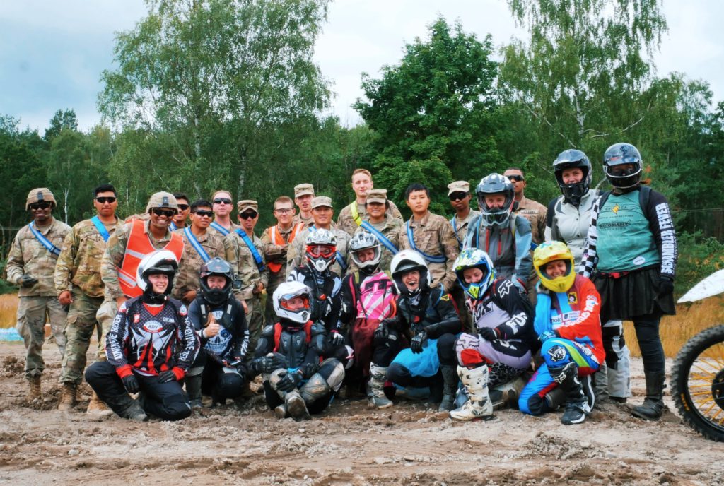 women riders’ off-road campout