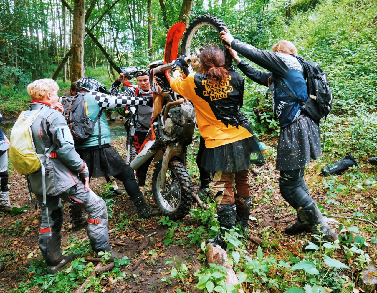 Women Riders' Off-Road Campout: Girls and Their Toys