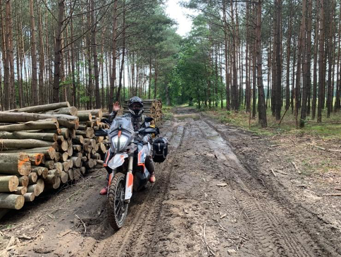 Polish TET offroad woods route