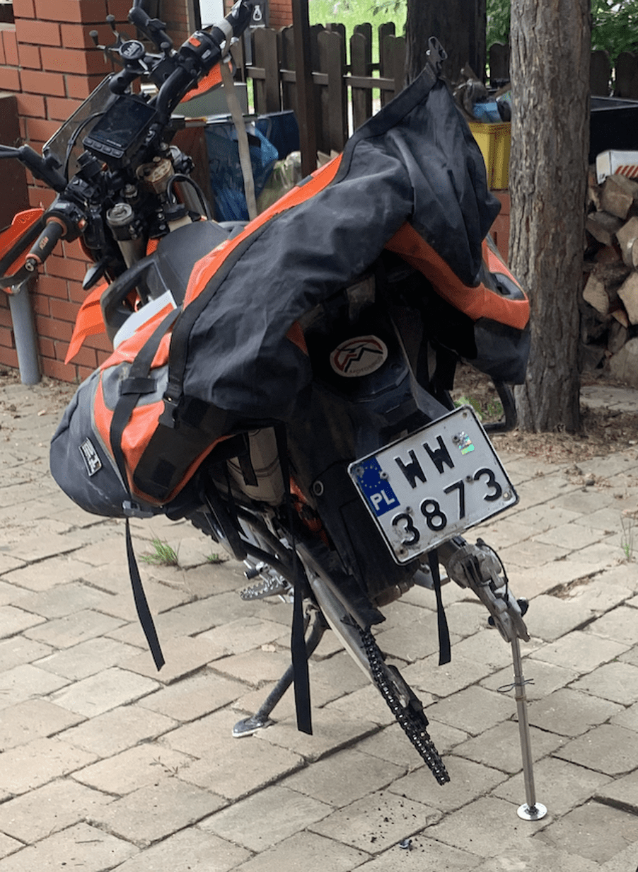 portable motorcycle side-stand MotoBirds