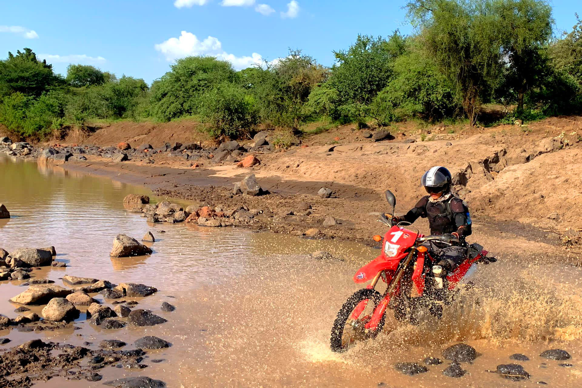 motorcycle tour to Africa Tanzania offroad