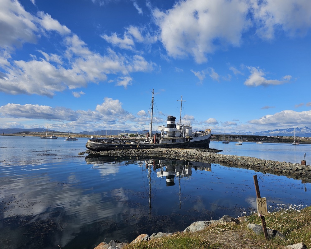 Ushuaia harbour – gateway to Antarctica