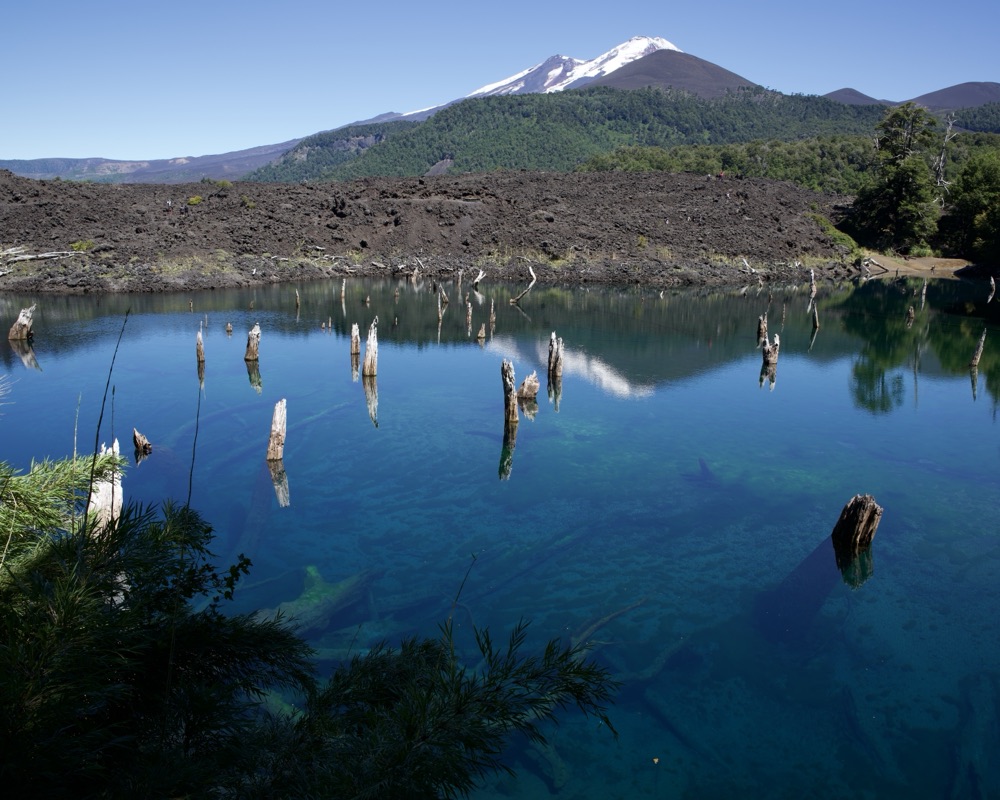 Volcanic lake in Patagonia