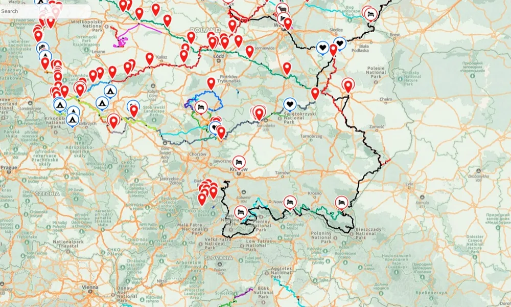 Route map used during the Chigee AIO-5 Play test Route map used during the Chigee AIO-5 Play test